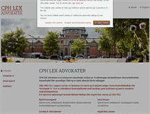 Tablet Screenshot of cphlex.dk